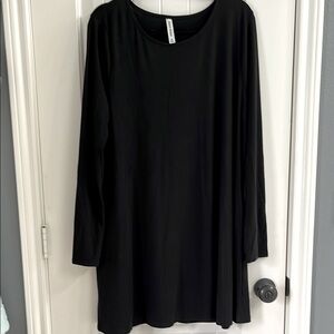 Elegant Black Long Sleeve Dress
